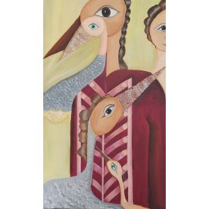 ציור של צבעי שמן על קנבס של חסידות