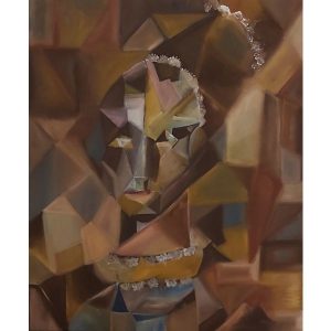 ציור שמן על קנבס של אבסטרקטי