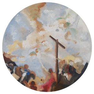 ציור שמן קנבס של מלאכים