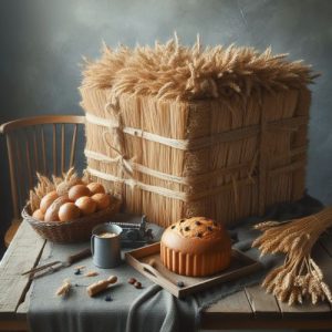 תמונה של חיטה מיוצרת על ידי בינה מלאכותית