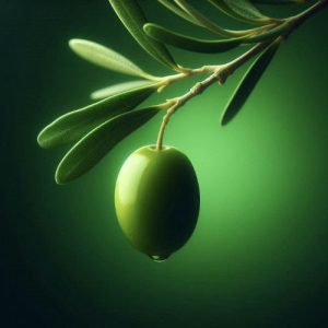 תמונה של זית מיוצרת על ידי בינה מלאכותית